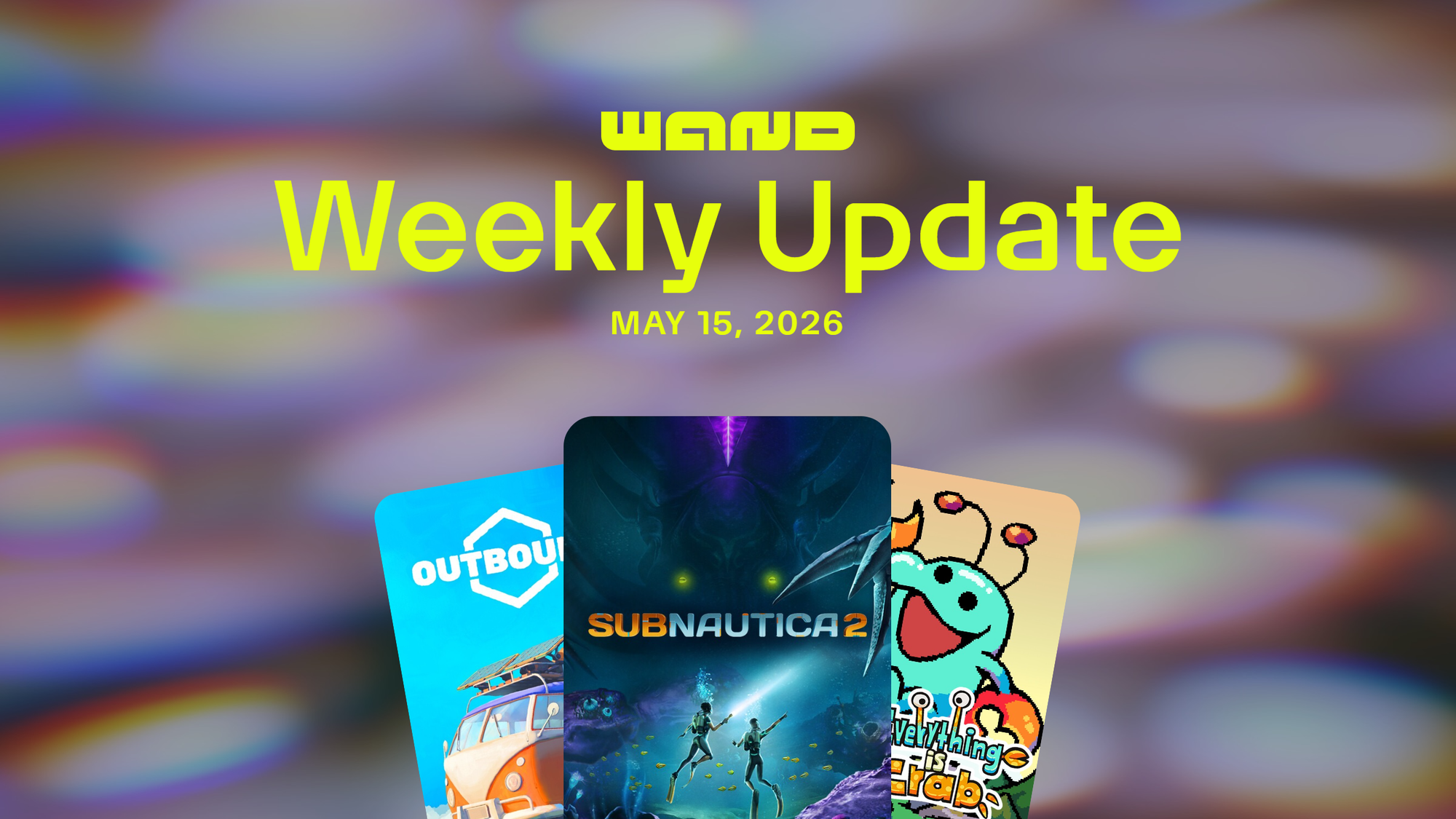 Weekly Update - May 15th, 2026